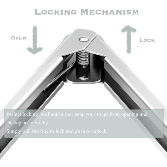 NWT 3 All-Win Stainless Steel Tongs - Picture 5 of 10
